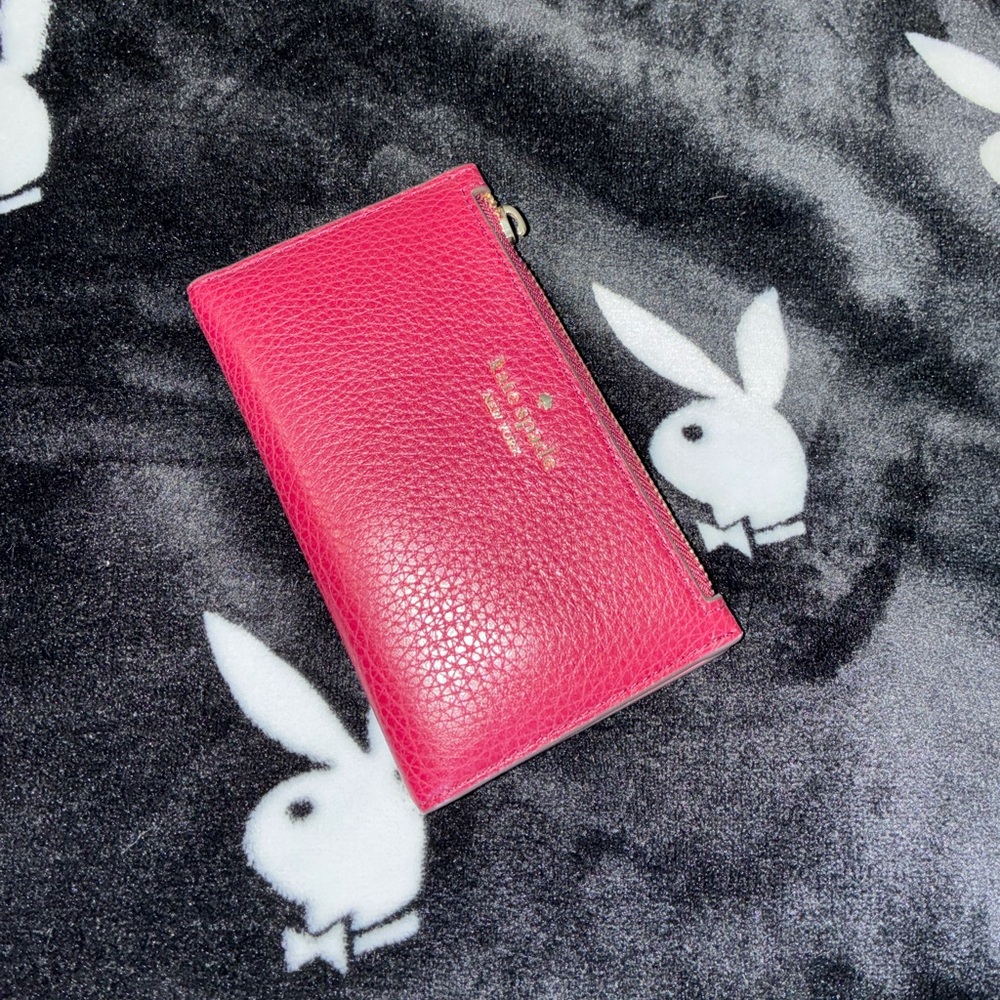 Kate Spade Vibrant Pink Leather Wallet